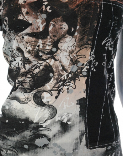 Womens Affliction Geisha T-shirt buy